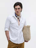 Twill Flap Pocket Regular Fit Shirt (selected)