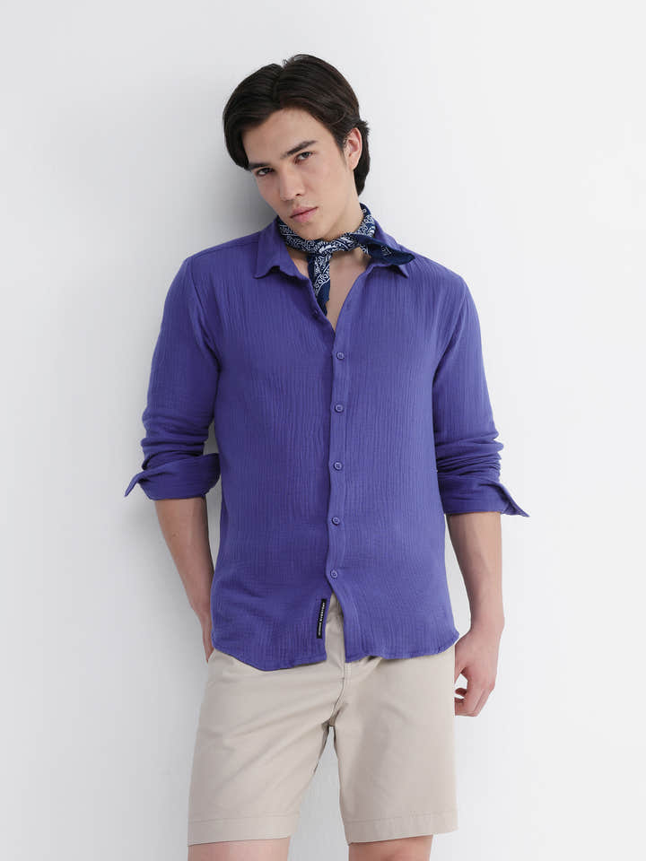 Muslin Breezy-Weave Shirt