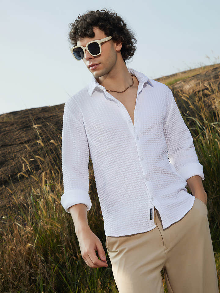 Ellipse-Lined Shirt