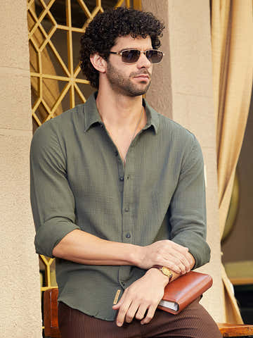 Muslin Breezy-Weave Shirt