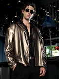 Single-Breasted Sheen Shirt (selected)