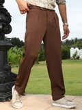 Extended-Waistband Pleated Trousers (selected)
