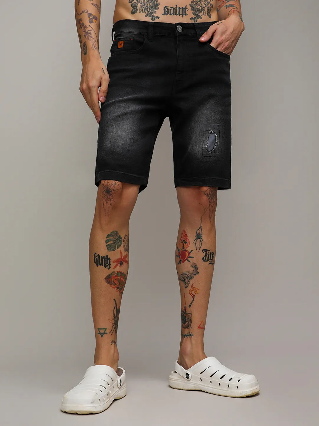 MInimal Distressed Denim Jeans
