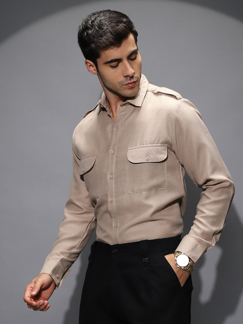 Solid Relaxed Shirt