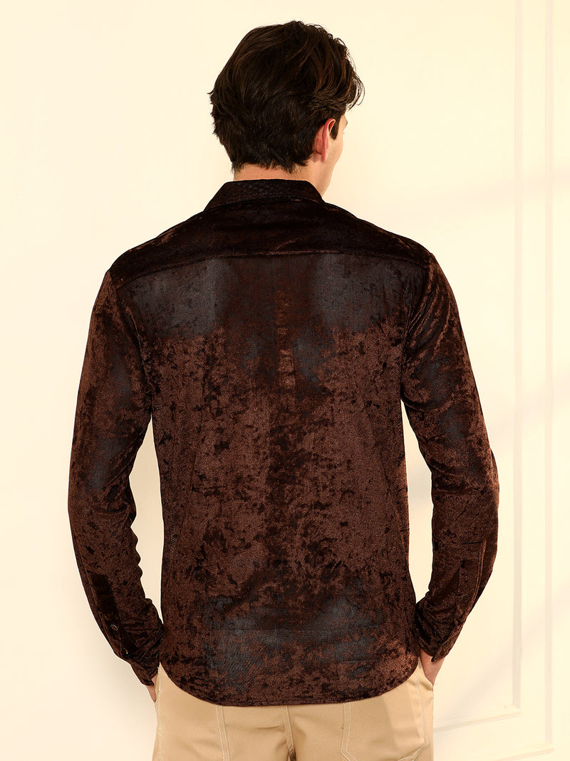 Solid Velvet Shirt