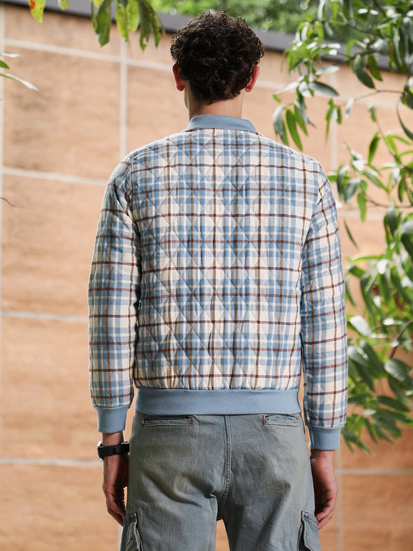 Tartan Plaid Bomber Jacket