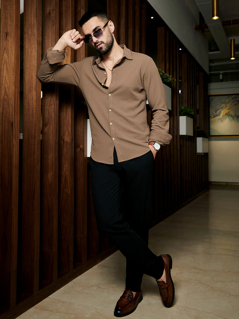 Stripe-Creased Shirt