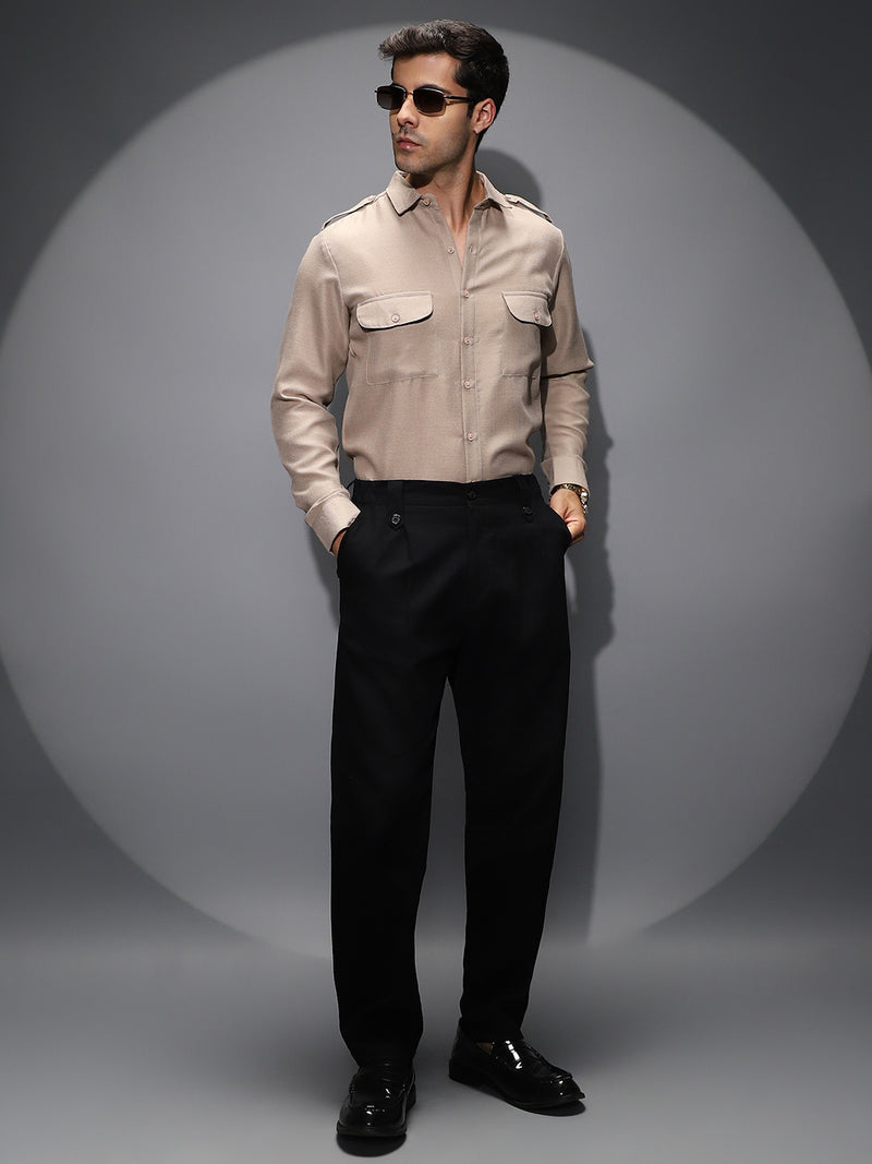 Solid Relaxed Shirt