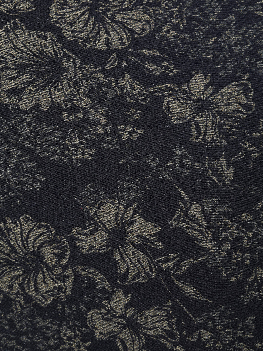 CAHOOT Men's Black Tonal Floral Printed Cotton Regular Fit Shirt - view 8