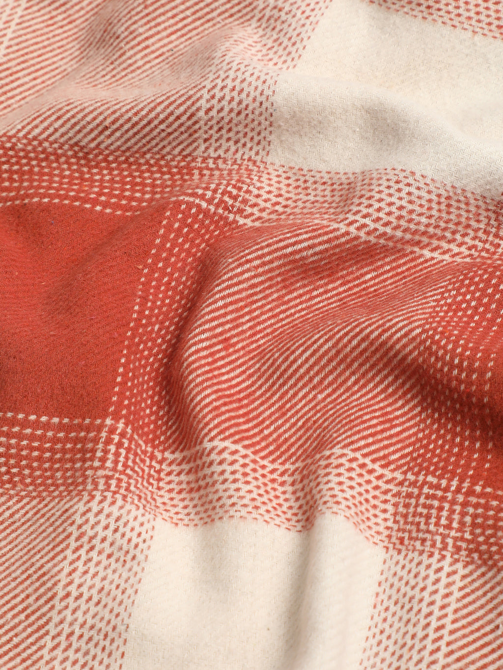 Rose & Off-White Check Flannel Overshirt