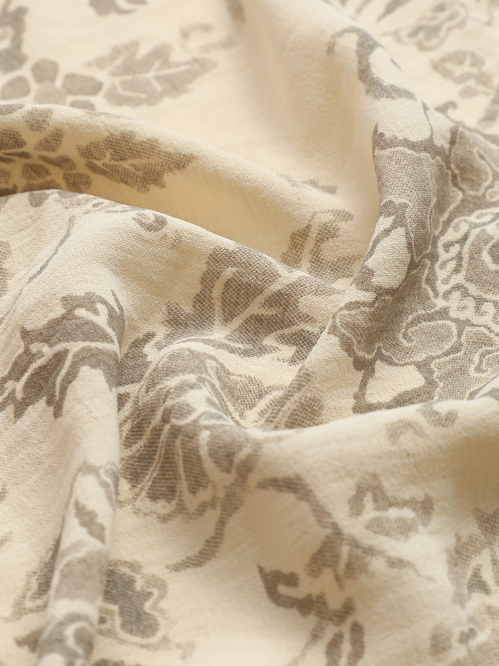 CAHOOT Men's Ivory Damask Printed Regular Fit Shirt - view 7
