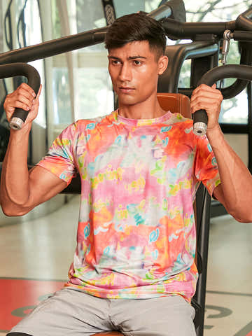 Abstract Activewear T-Shirt