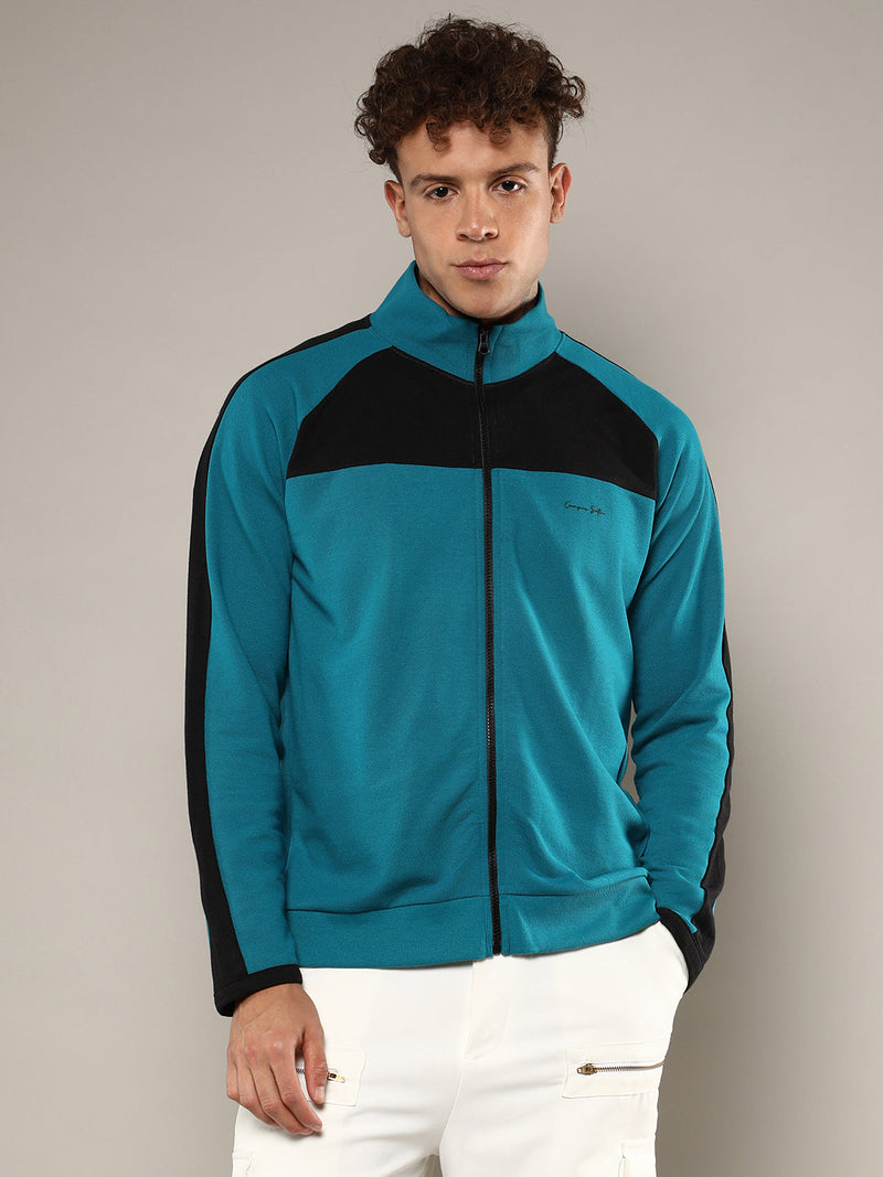 Zip-Front Jacket With Contrast Detail