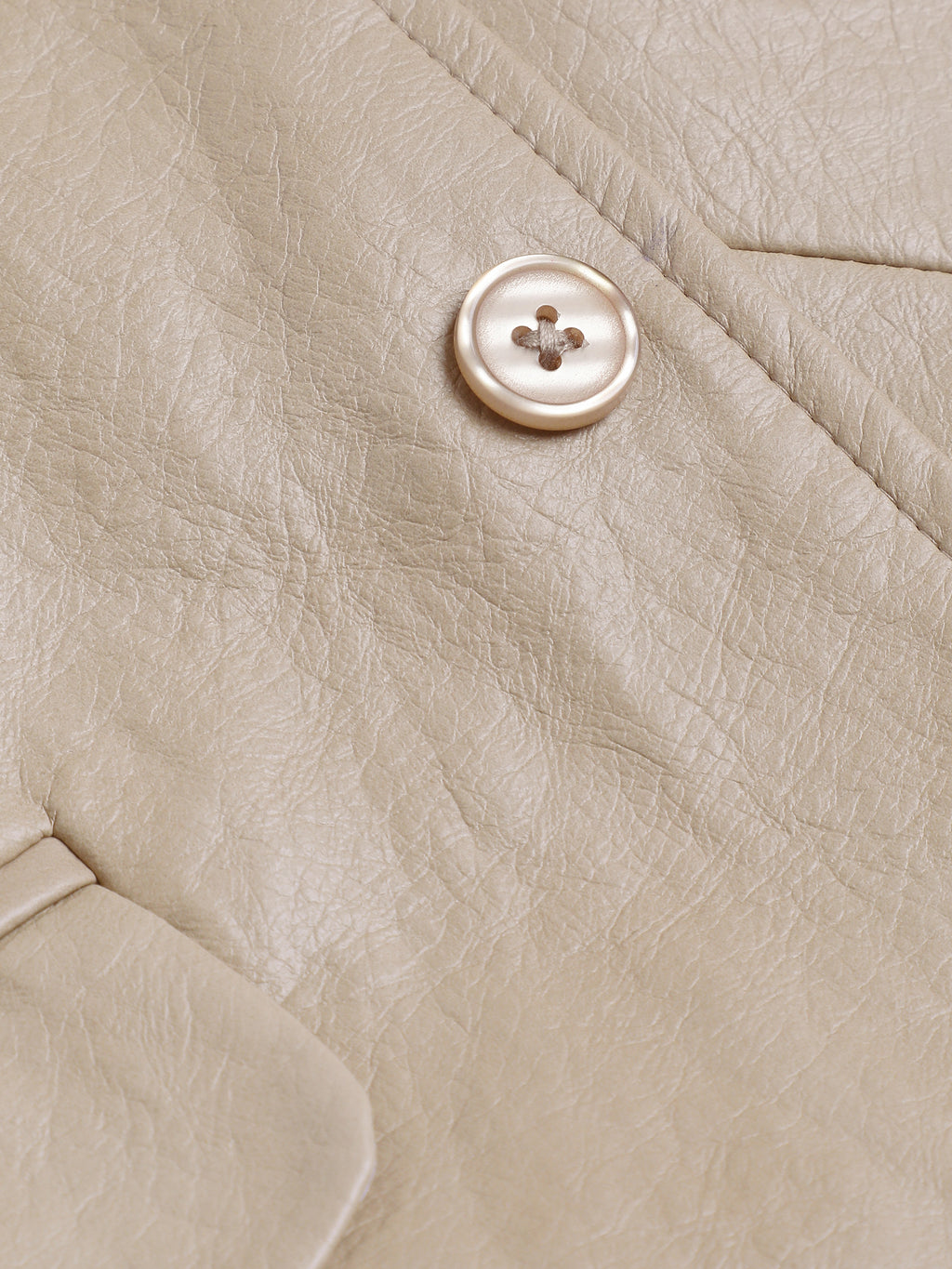 CAHOOT Men's Beige Single-Breasted Blazer With Double Flap Pockets - view 6