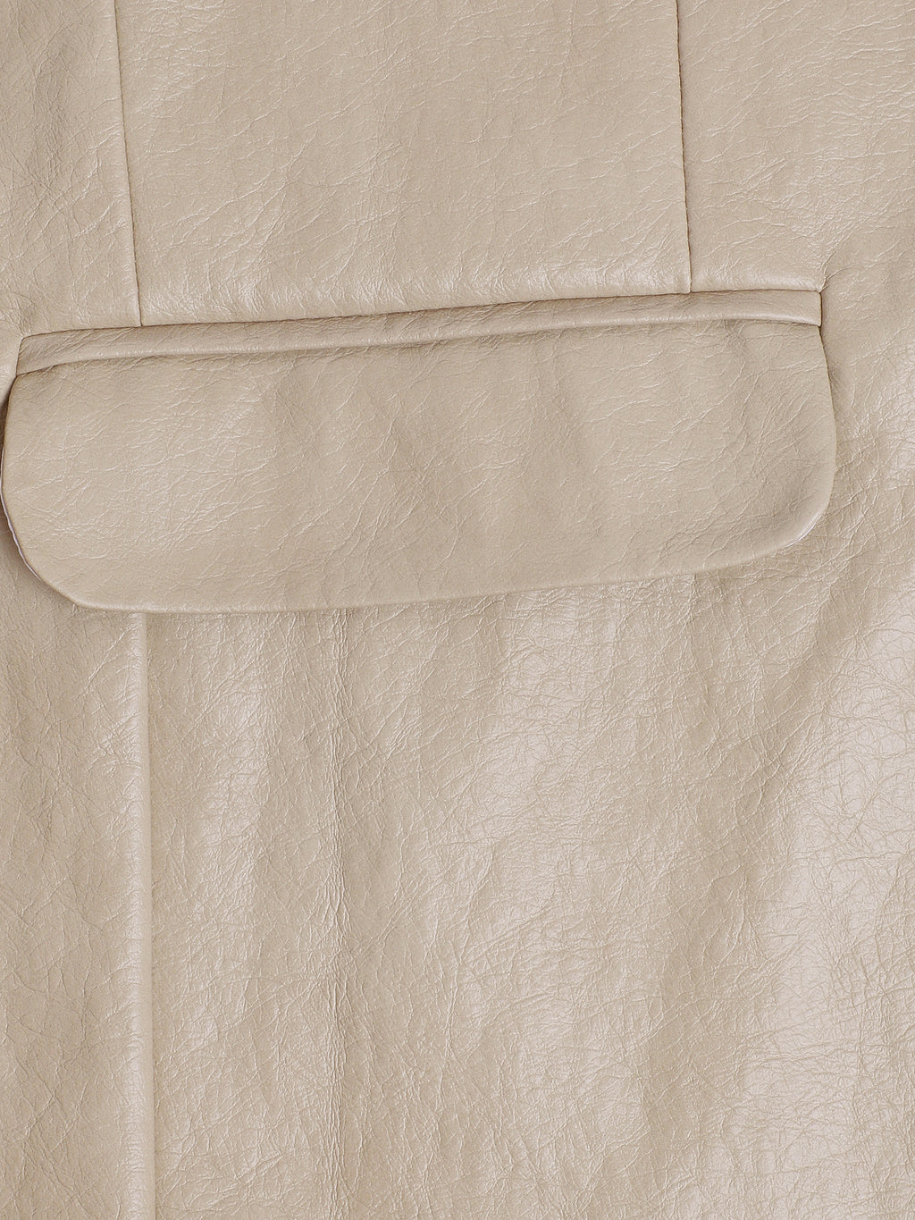 CAHOOT Men's Beige Single-Breasted Blazer With Double Flap Pockets - view 7