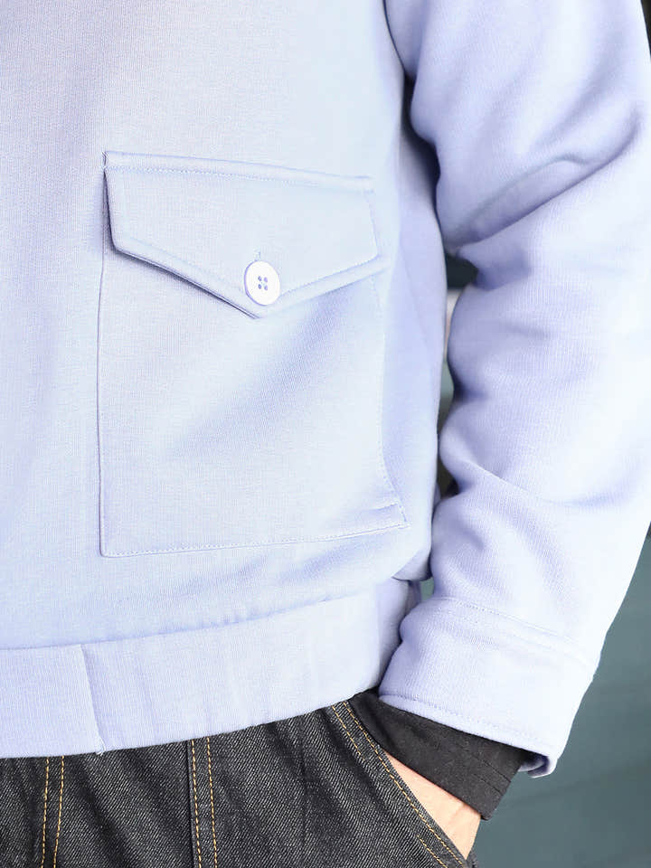 Zip-Front Knit Jacket