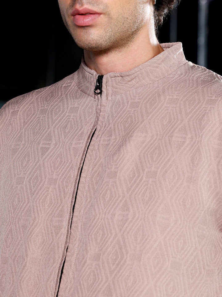 Illuminator-Tactile Bomber Jacket