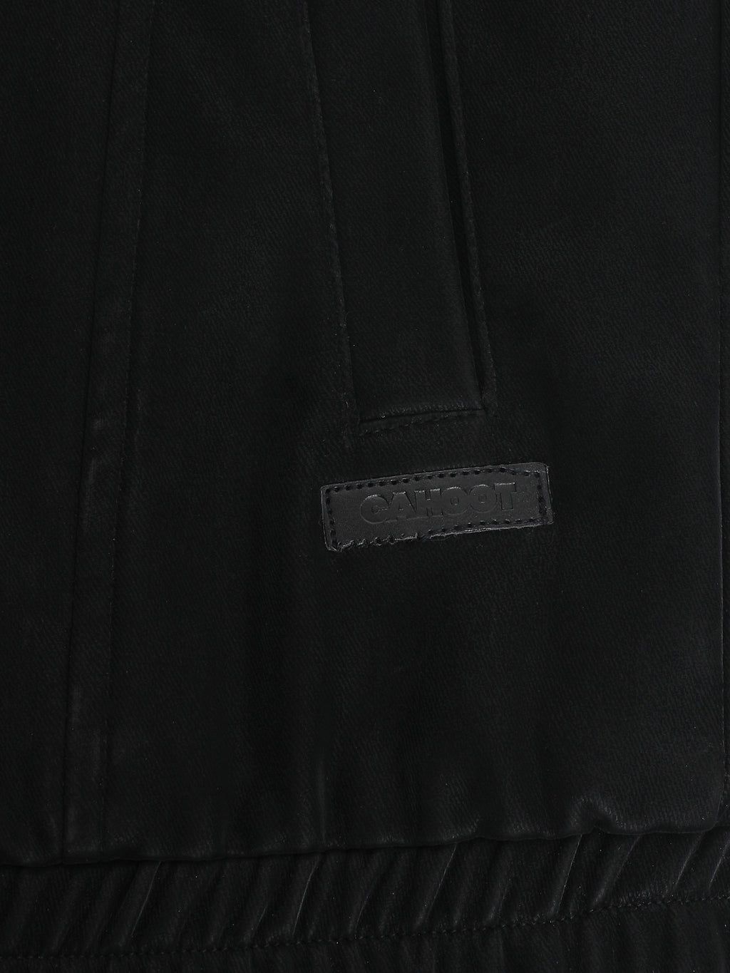Cahoot Men's Black Faux Leather Lined Biker Jacket - view 8