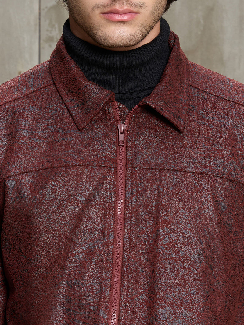 Cahoot Men's Red Foil Corduroy Lined Trucker Jacket - view 6