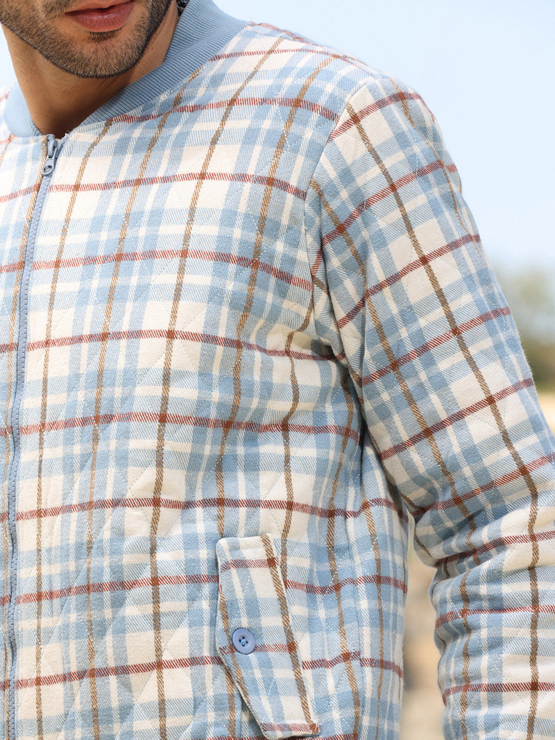 Tartan Plaid Bomber Jacket