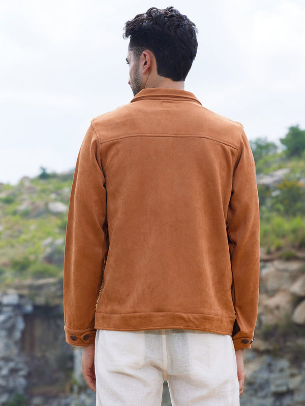 Contrast Sherpa Jacket