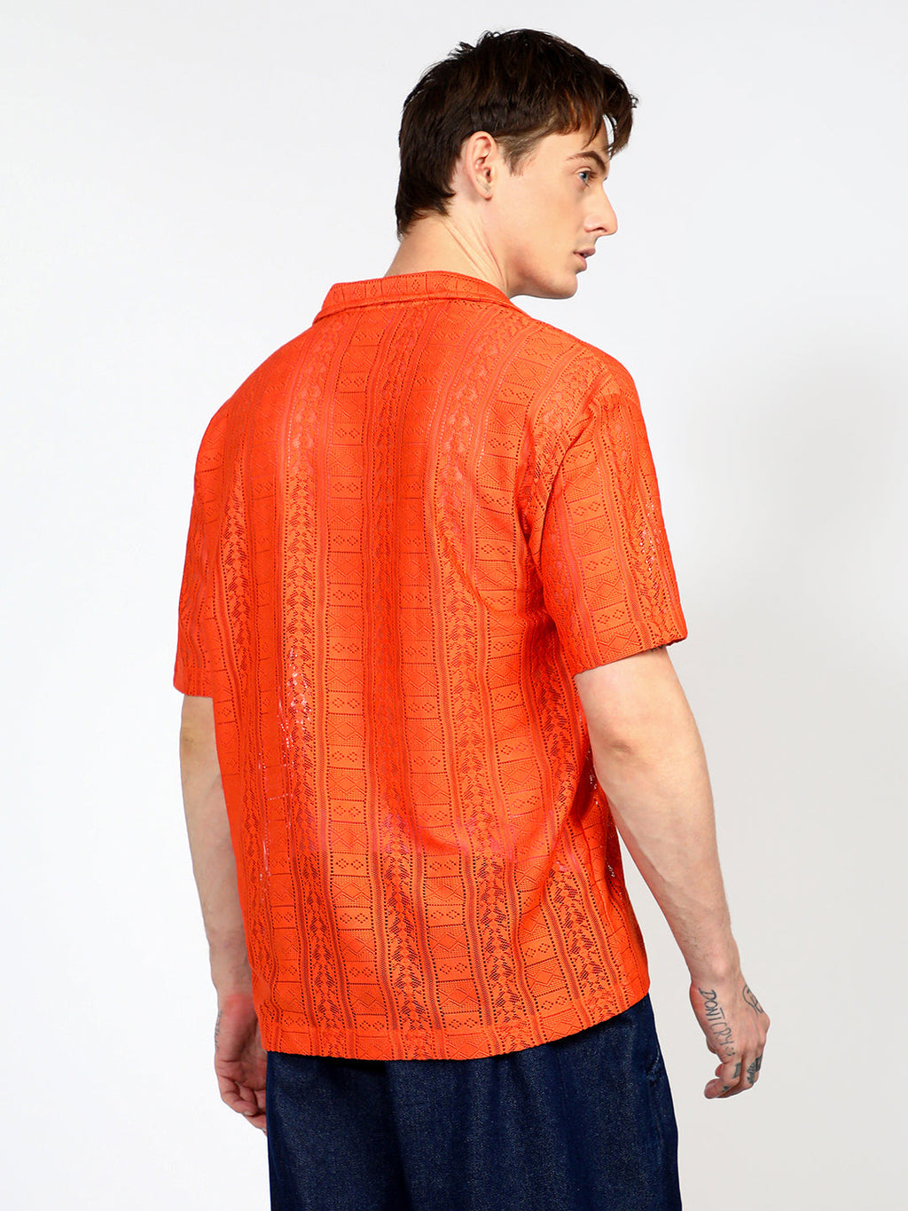 Oversized Geometric Shirt