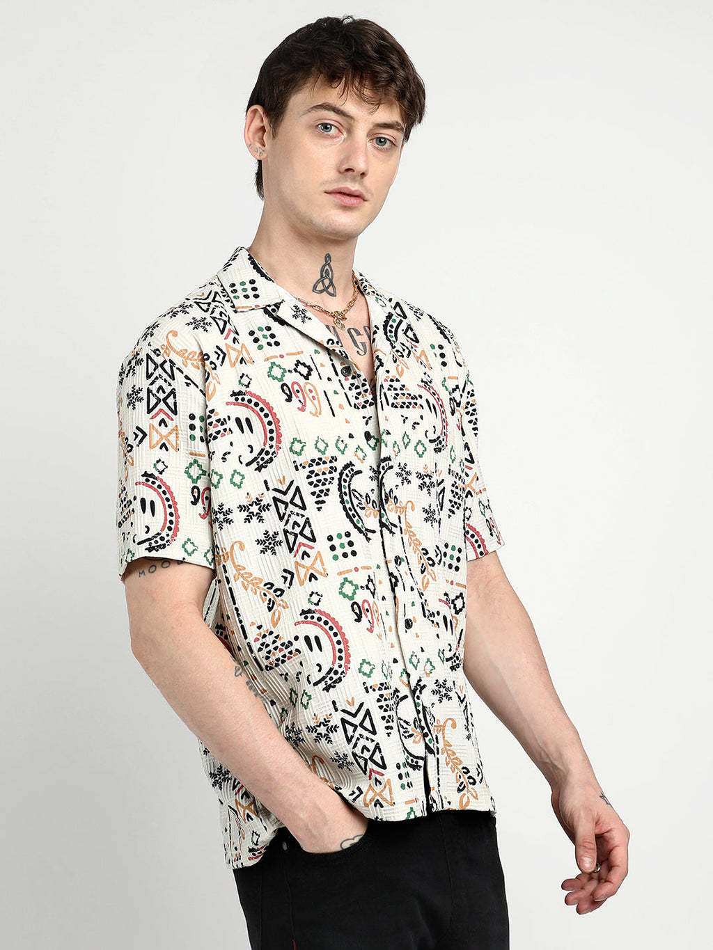 Oversized Bohemian Shirt