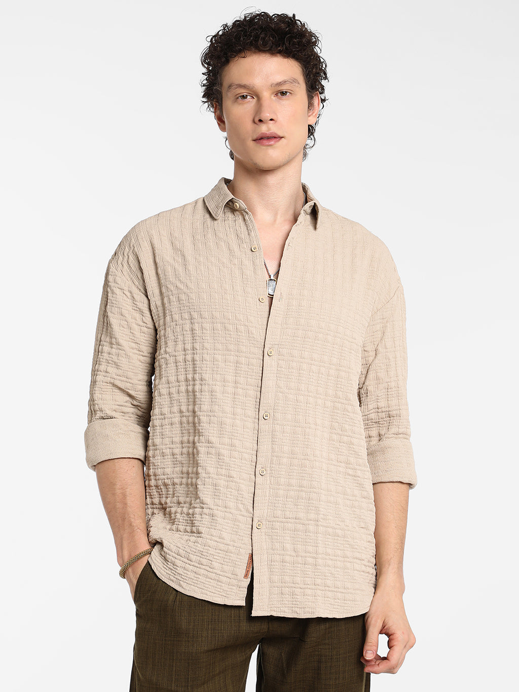 Dimentional-Textured Shirt