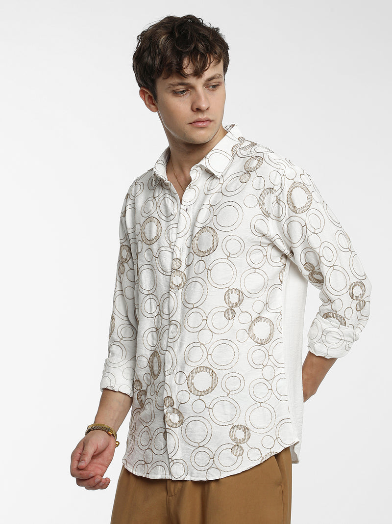 Circular-Lined Shirt