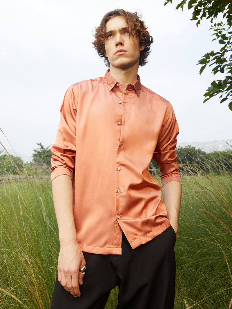 Satin Oversized Shirt