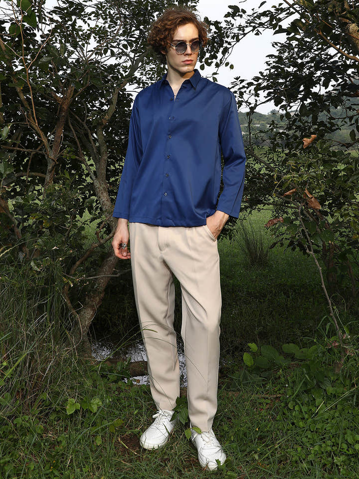 Satin Oversized Shirt