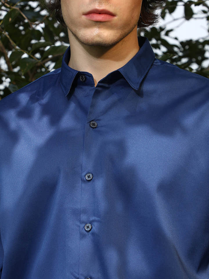 Satin Oversized Shirt