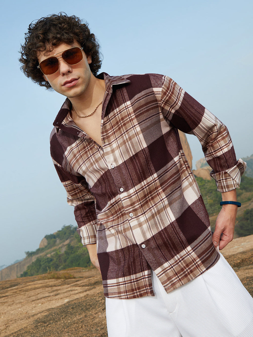 Plaid Oversized Shirt