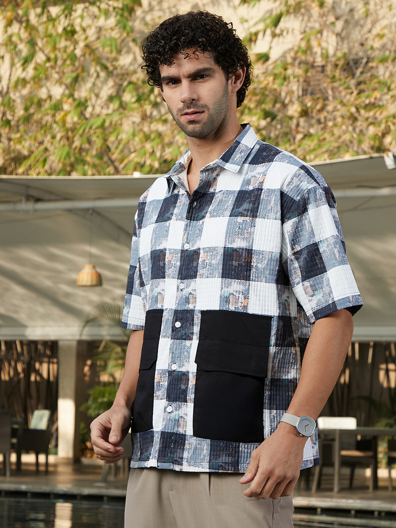 Stained-Buffalo Utility Oversized Shirt