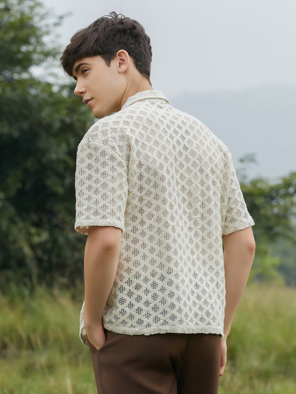 Oblique Oversized Shirt