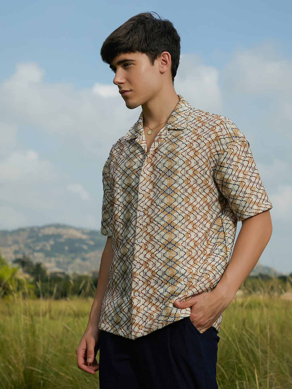 Waveform Oversized Shirt
