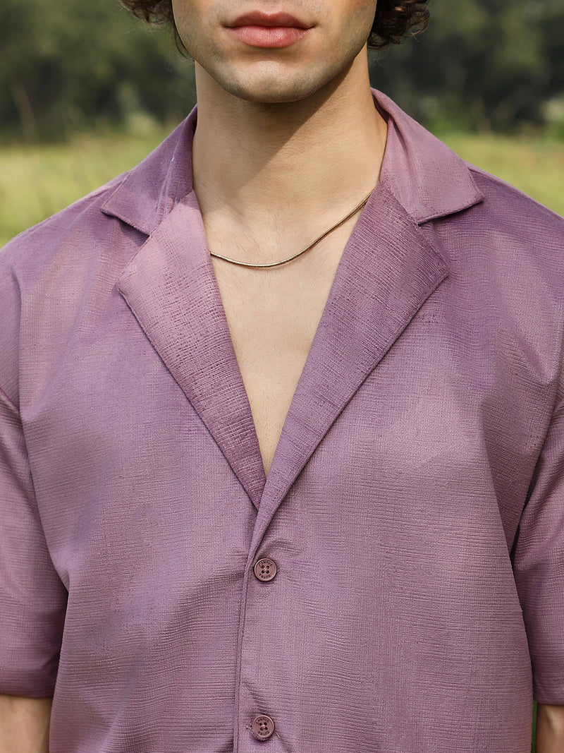 Solid Resort Oversized Shirt