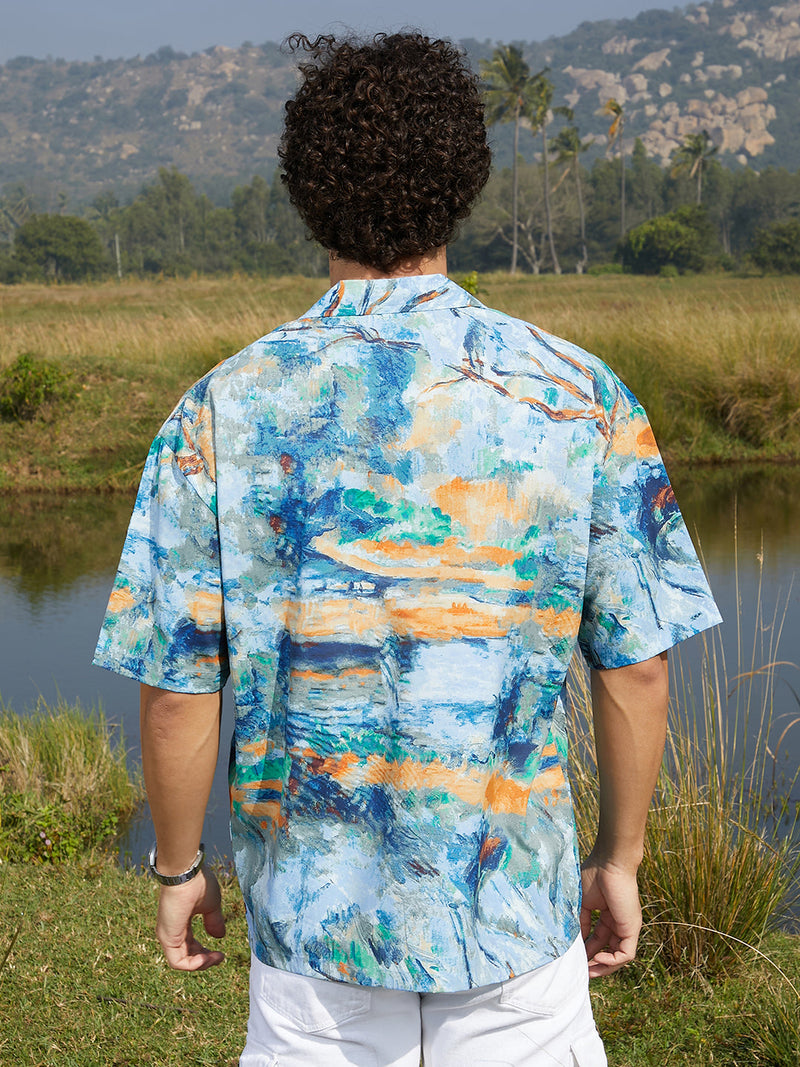 Indie-Block Oversized Shirt