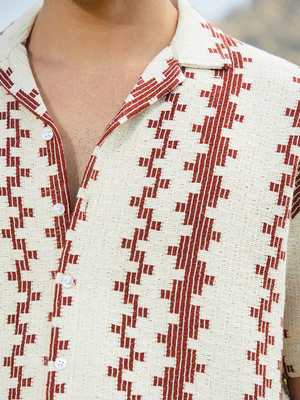 Indie-Block Oversized Shirt