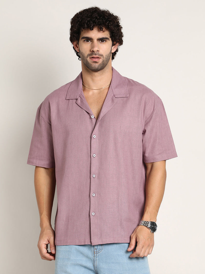 Solid Resort Oversized Shirt