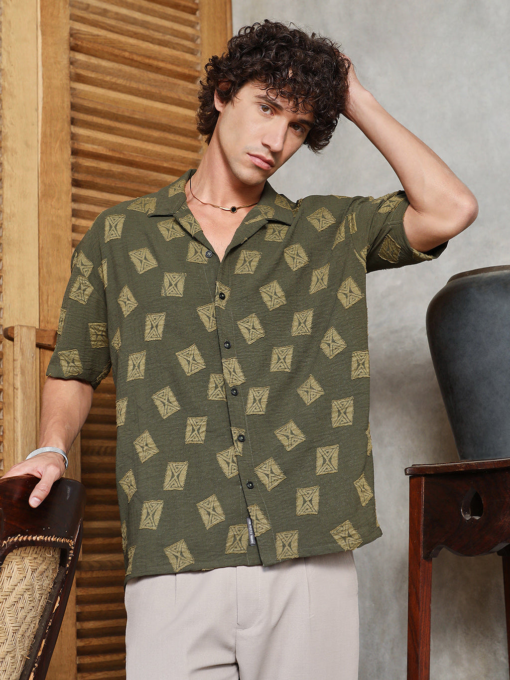 Indie-Cuban Oversized Shirt