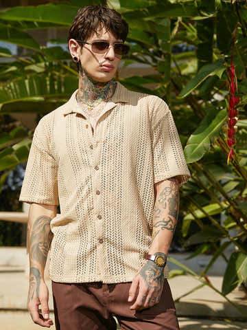 Ziggy-Knit Oversized Shirt