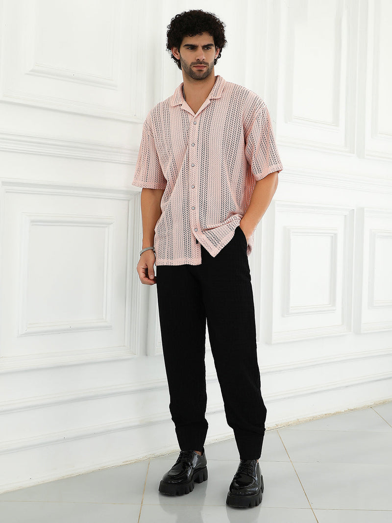 Ziggy-Knit Oversized Shirt