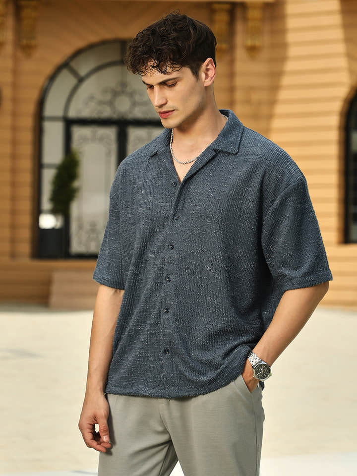Tactile-Resort Oversized Shirt