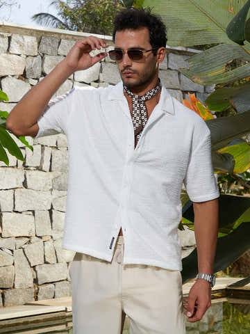 Tactile-Resort Oversized Shirt