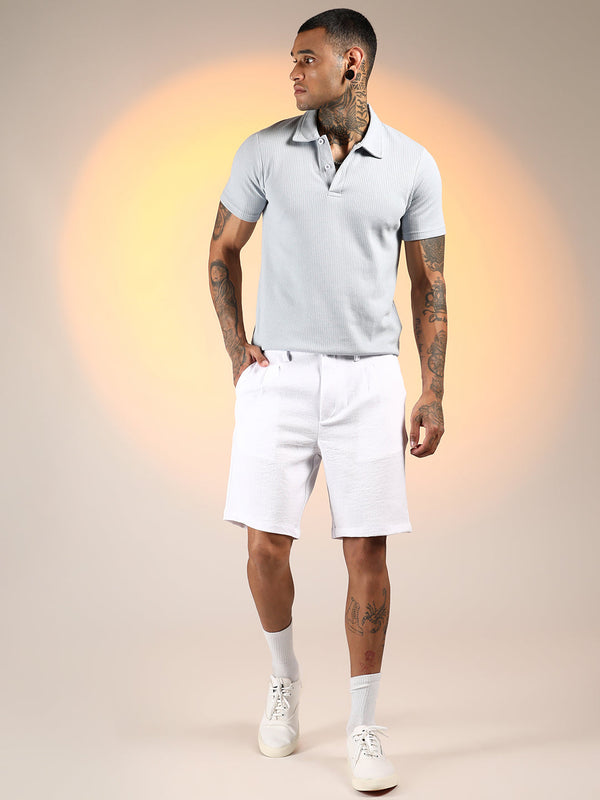 Wrinkled Tailored Shorts