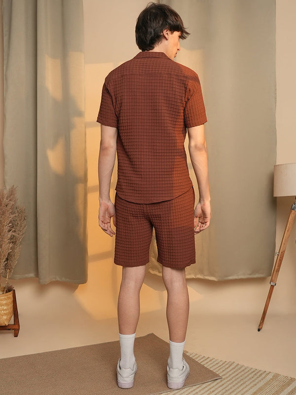 Waffle-Textured Co-Ord Set