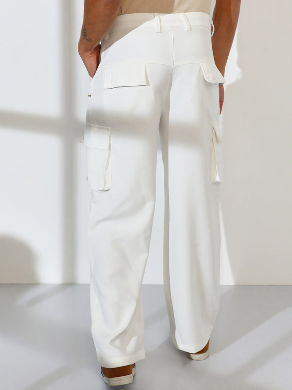 Straight-Fit Utility Trousers