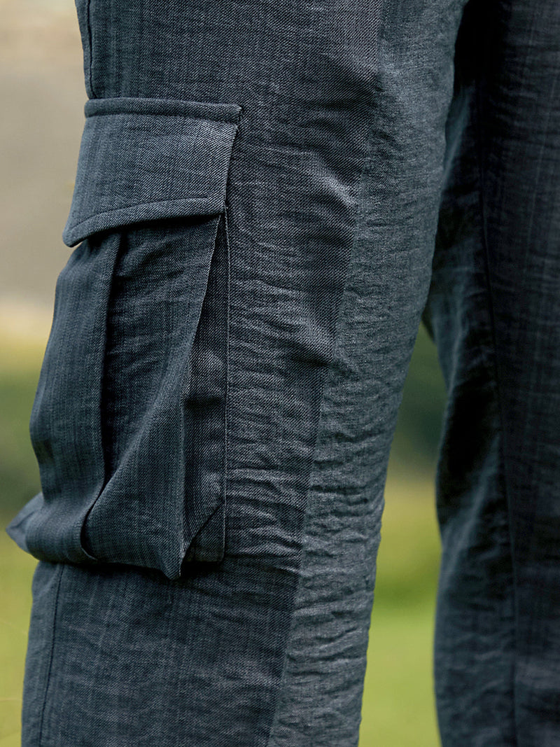 Lightweight - Crinkled Utility Trousers