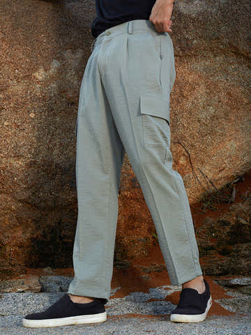 Lightweight - Crinkled Utility Trousers